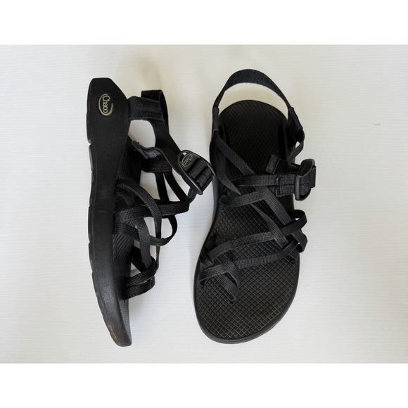 Chaco Shoes - Chaco Strappy Sandals Black Women Size 9 Outdoor Hiking Comfort Adjustable